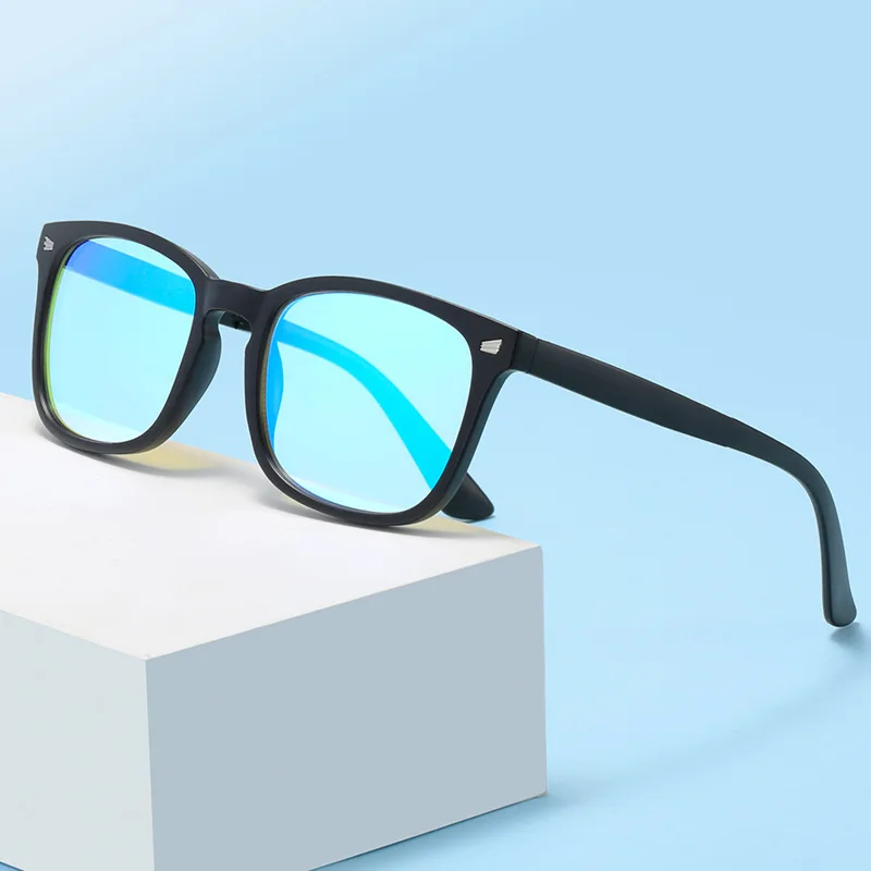 Square Red-green BlindColor Weak Glasses Men Women Transparent Correction for Color-defining TR90 Ultra-light