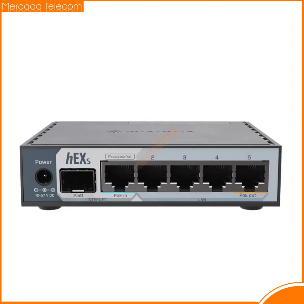 2025 Brand New Upgrade Version Mikrotik E60iugs HEX S Gigabit POE Router