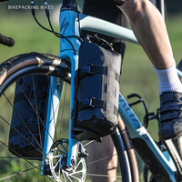 Rhinowalk Bike Front Fork Bag 4L/7L Quick Release Waterproof Cycling Fork Rack Backpacking Storage Luggage Fit MTB Road Bike