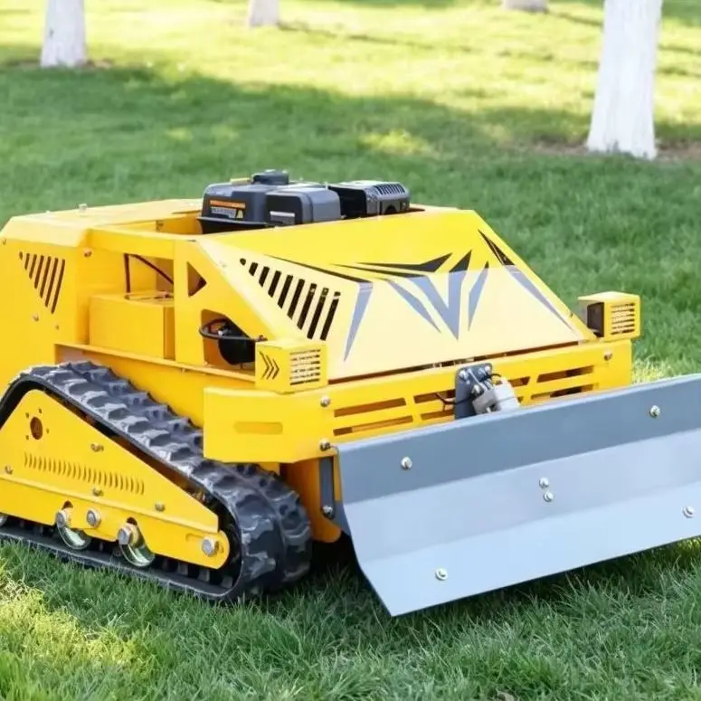 

Customized RC Weed Trimmer Professional Remote-Controlled Lawn Care Machine for Slopes Fields All Terrains