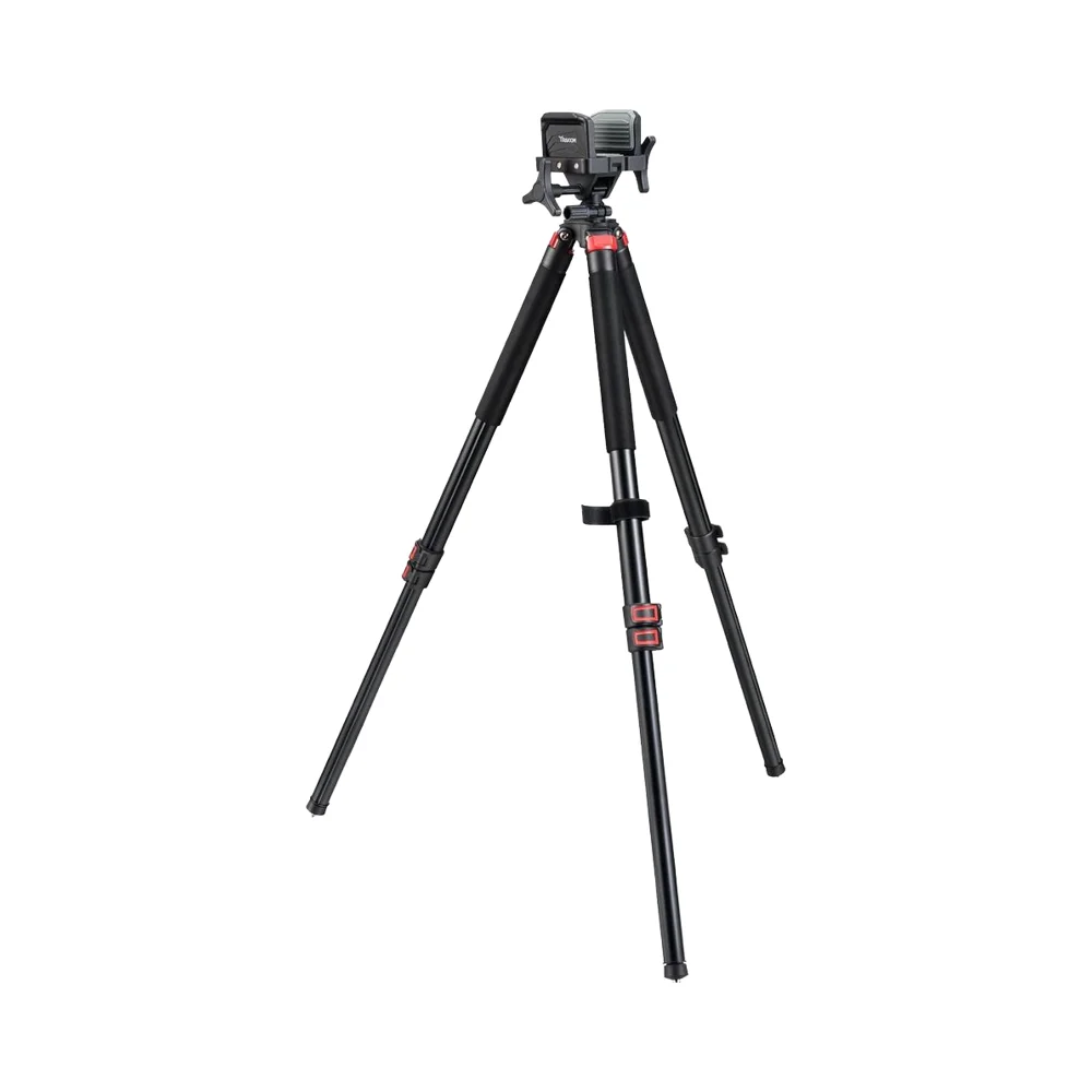 

Lightweight Carbon Fiber Frame Tripod Adjustable Legs Shooting Hunting Accessory Outdoor Rest Hands-Free Operation Scope Mount