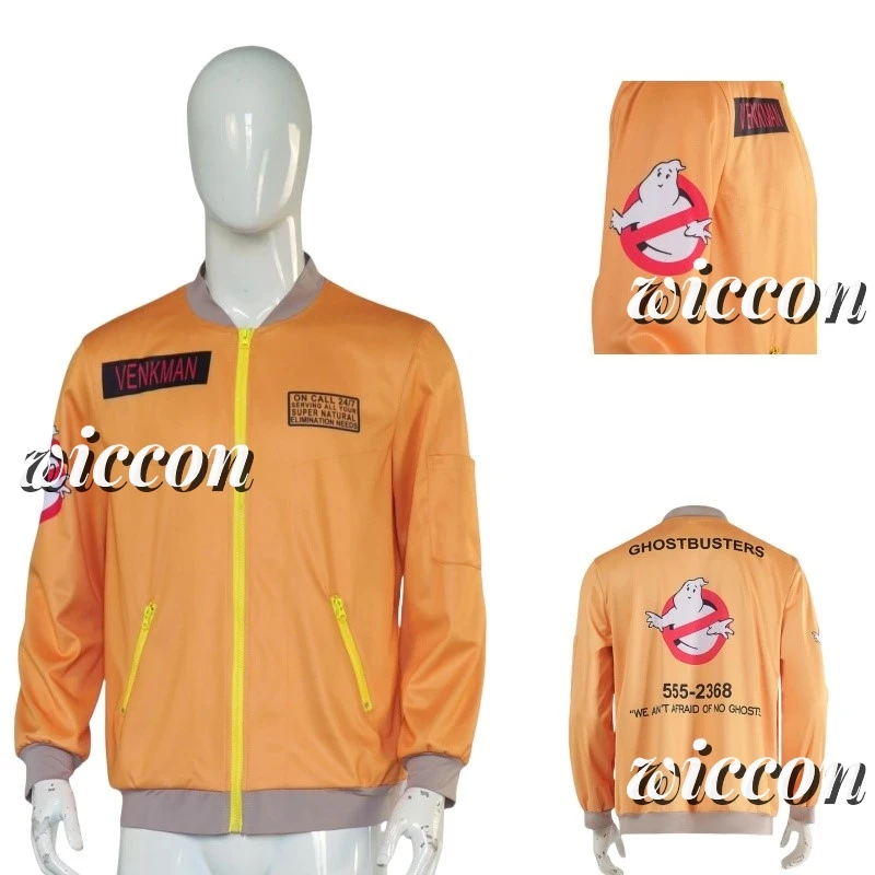 Ghost Busters Cosplay Coat Anime Halloween Costumes Men Adult Coat Jacket Baseball Coat Men Women Halloween Carnival Suits