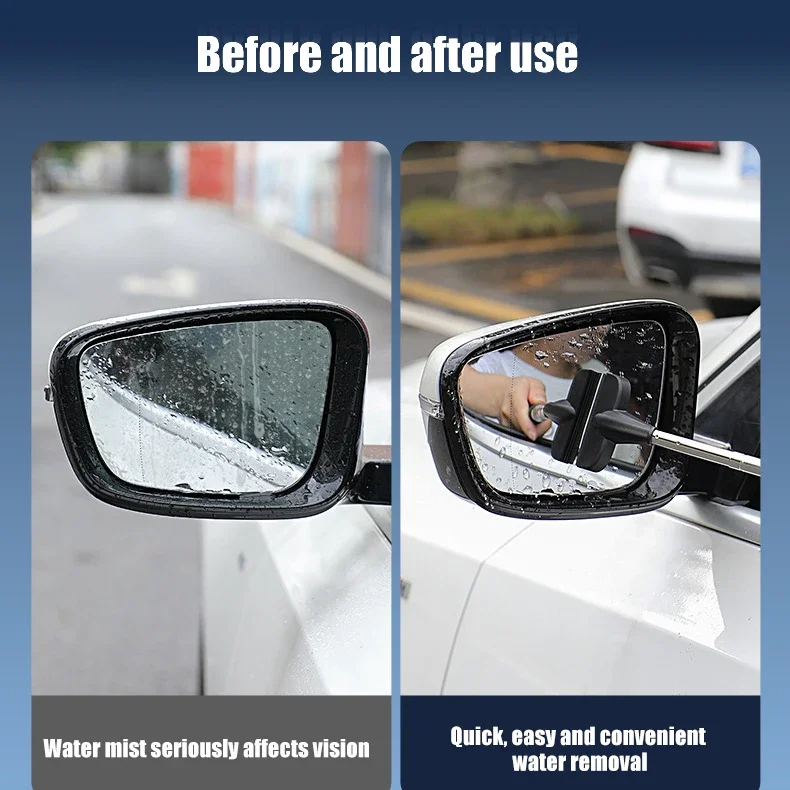 Retractable Car Windshield Wiper Blade Long Handle Car Rearview Mirror Front Window Glass Wash Cleaning Brush Auto Cleaner wiper