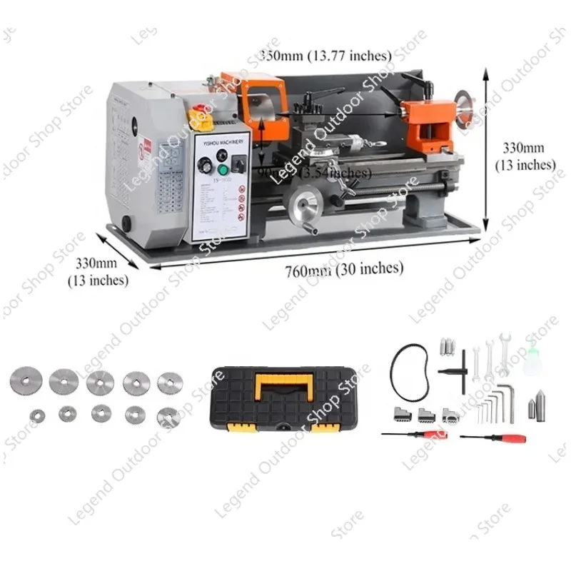 Mini Horizontal Metal Lathe (Hot-Selling) - Easy Accessibility Design & Cost-Effective Affordable Price