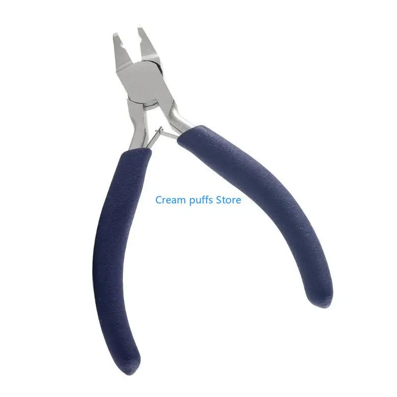 50LE Small Crimping Pliers Ergonomic Crimping Tool Portable Crimp Bead Pliers Steel Texture for Jewelry Making and Repair