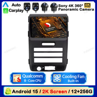Android 15 CarPlay Auto For Ford F150 P415 Raptor 2008 - 2014 Car Radio Multimedia Video Player GPS NAVI Carplay Auto 4G WIFI BT