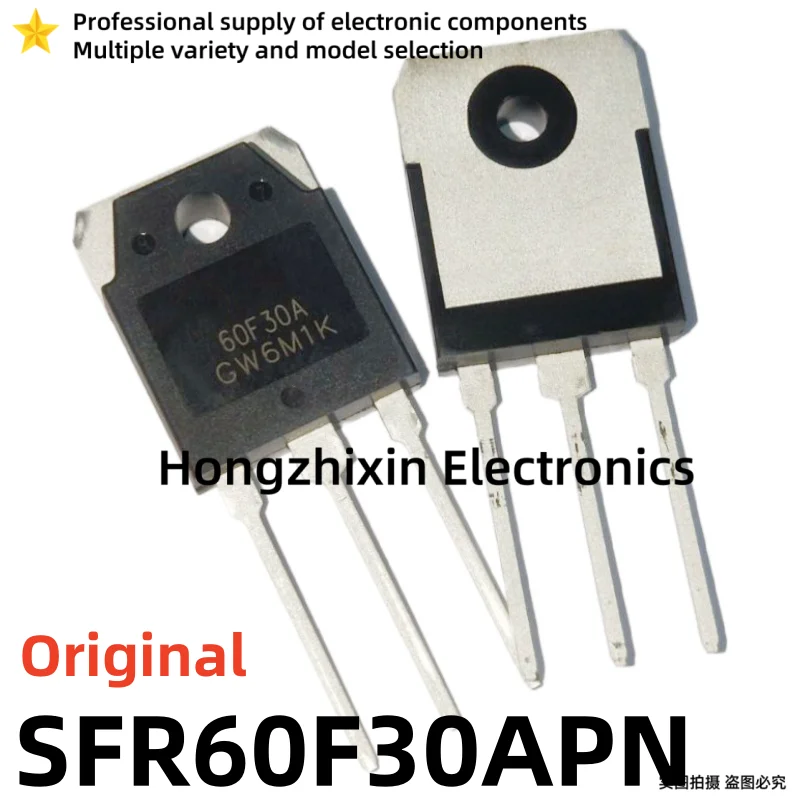 10PCS 100% New Imported Original SFR60F30APN TO-3P SFR60F30APS SL60F30A 60F30A TO-247 Fast Recovery Diode 60A 300V