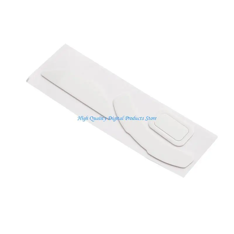 U2JE 1Set Mouse Skates Feet Pads Mouse Feet Sticker for Deathadder V2 Mouse White Rounded Curved Edges Mouse Feet