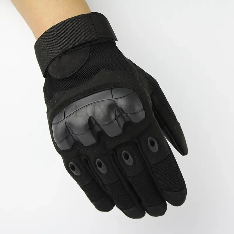 Touch screen tactical gloves Men\'s and women\'s color ball air gun combat motorcycle hard joint all finger military gloves