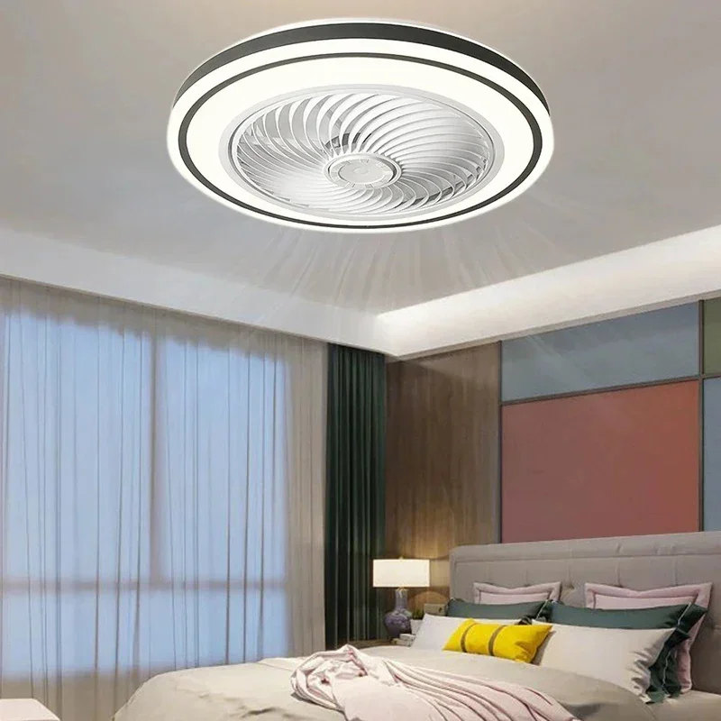 Intelligente Plafondventilatoren Met Verlichting Smart App Afstandsbediening Kroonluchter Wind Fan Lamp Woonkamer Slaapkamer Home Decor Verlichting