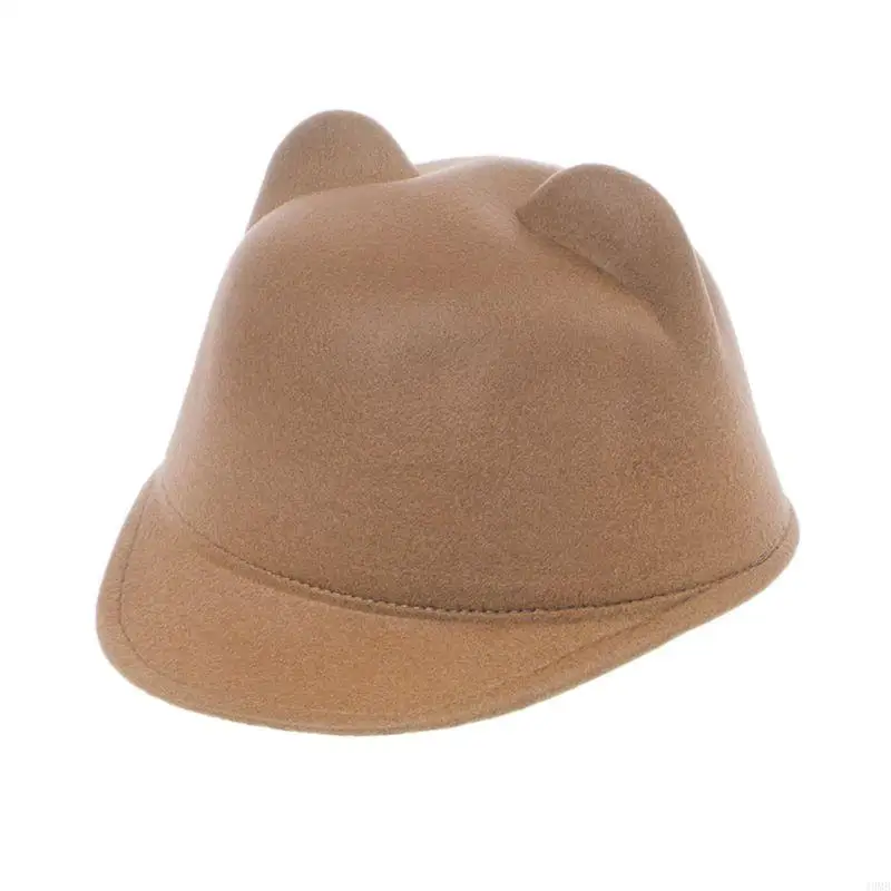 49mb New Winter Women Girl Wool Devil Gat Gatty Lindo para Ears Bowler