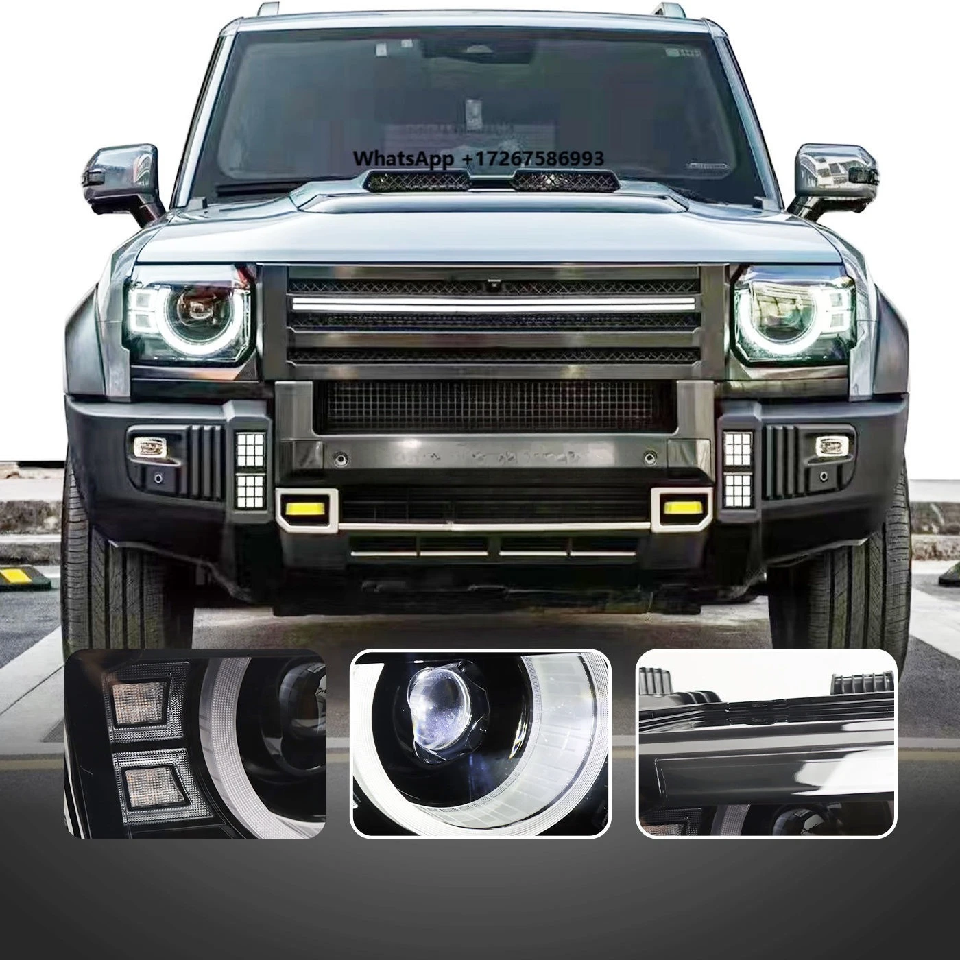 Full LED Headlight for Chery Jetour Traveler T2 High Low Beam DRL Auto Exterior Front Light Retrofit 2023-2026