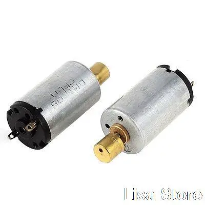 2Pcs 1220 Mini Vibration Vibrating Electric Toys Motor DC 1.25-3.7V 14000RPM 12x20mm