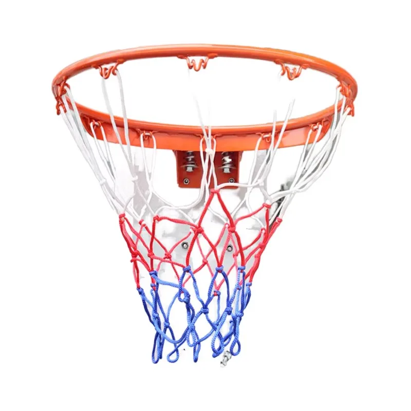 orange-black-solid-steel-basketball-rim-with-net-for-sports-training