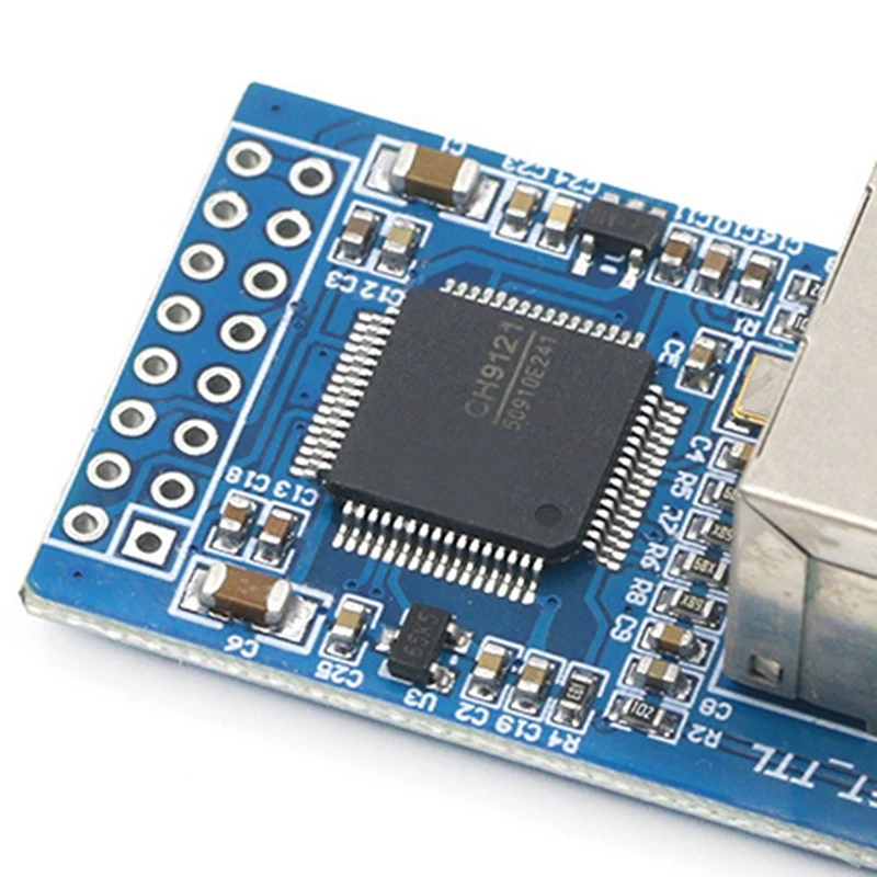 Microcontrôleur industriel de transmission TTL, CH9121, port série vers réseau Ethernet, puce technique, STM32, TCP/IP, 51, 3.3V, 5V