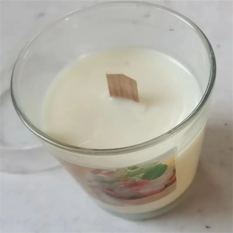 100PCS Scented Candle Wood Slice Wick for DIY Paraffin Candle Wick Soy Wick Wood Slice Wick for One Way Candle Handmade