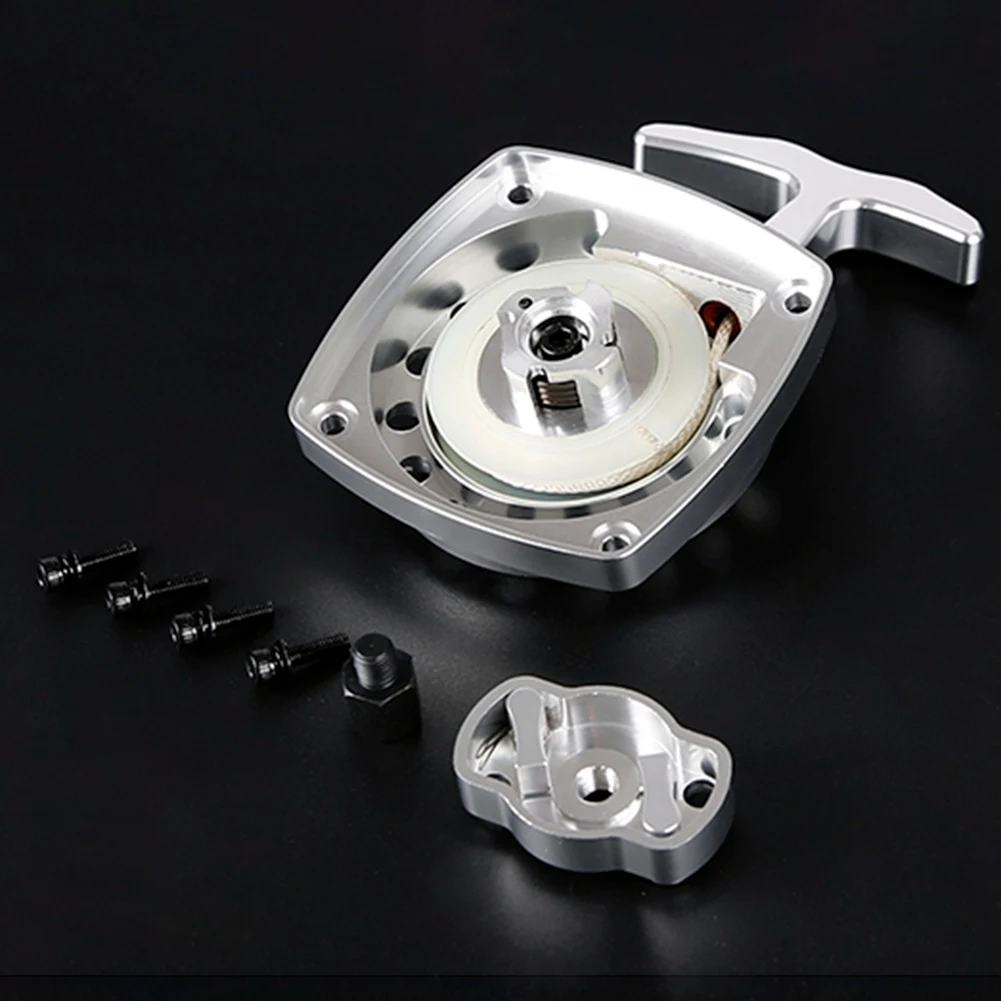 AS96-Easy To Start Pull Starter For 45CC 71CC 4 Bolts Engines For 1/5 HPI ROFUN BAHA ROVAN KM BAJA 5B 5T 5SC Rc Car Parts