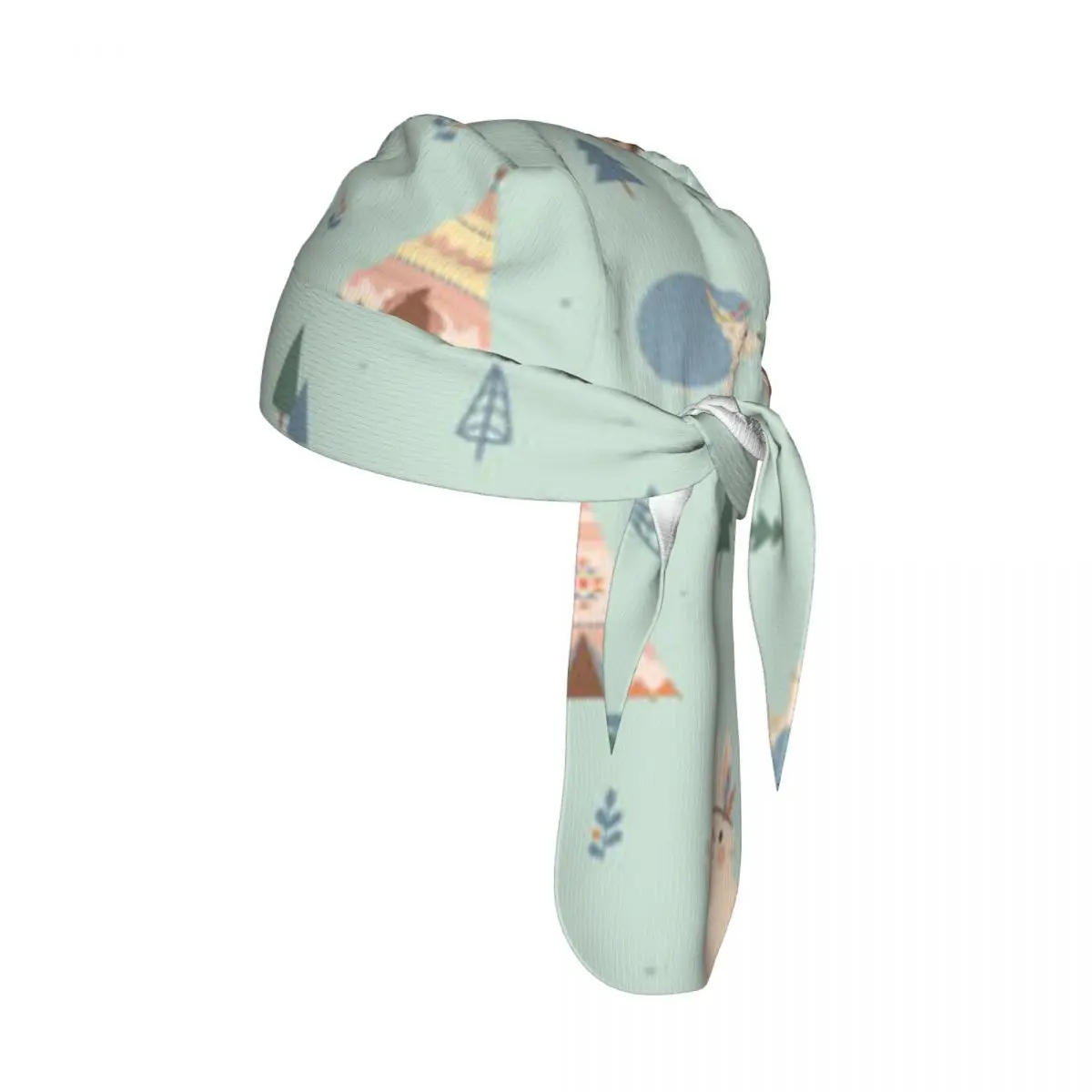 

Quick-drying Beanie Pirate Hat Cute Woodland Tribal Animals Fox Bear Sport Cycling Cap Hiking Camping Head Scarf Bandana Hat