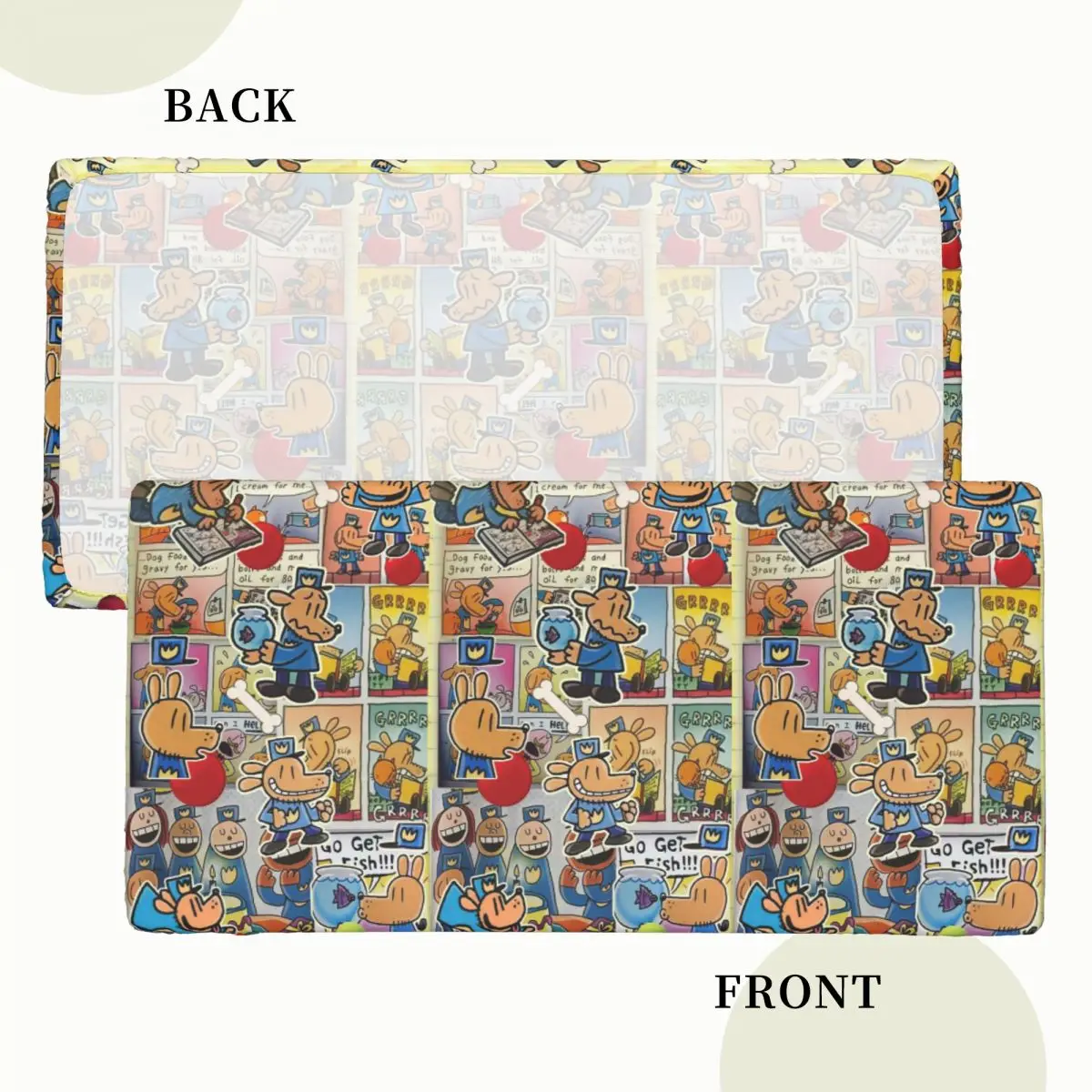 Dog Man Dogman Movie 2025 Comic Custom Rectangular Tablecloth Oilproof Table Cover for Dining Events Table Cloth