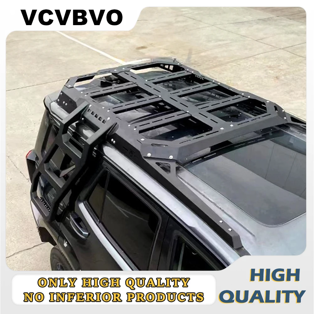 

Подходит для бака 400hi4-t, кронштейн багажника на крышу, модификация для бездорожья из алюминиевого сплава, складная лестница, расширительная платформа, багажник на крышу