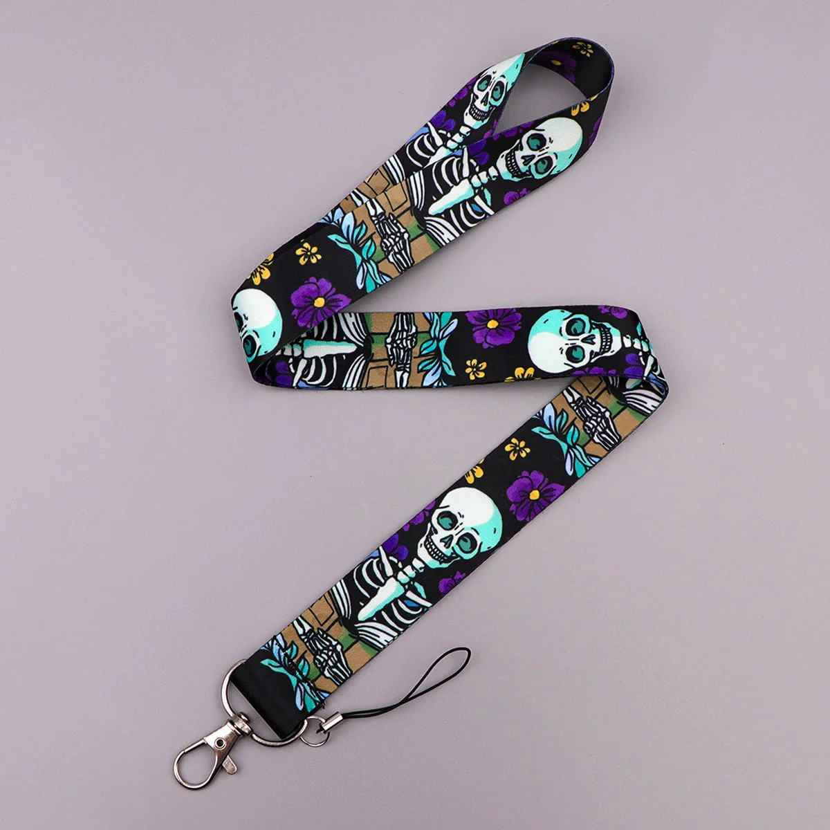 

Ремешки для любителей книг для ключей, шейный ремешок со скелетом для карточного значка, ремни для телефона, брелки для ключей, сделай сам, подвесная веревка, аксессуары для телефона