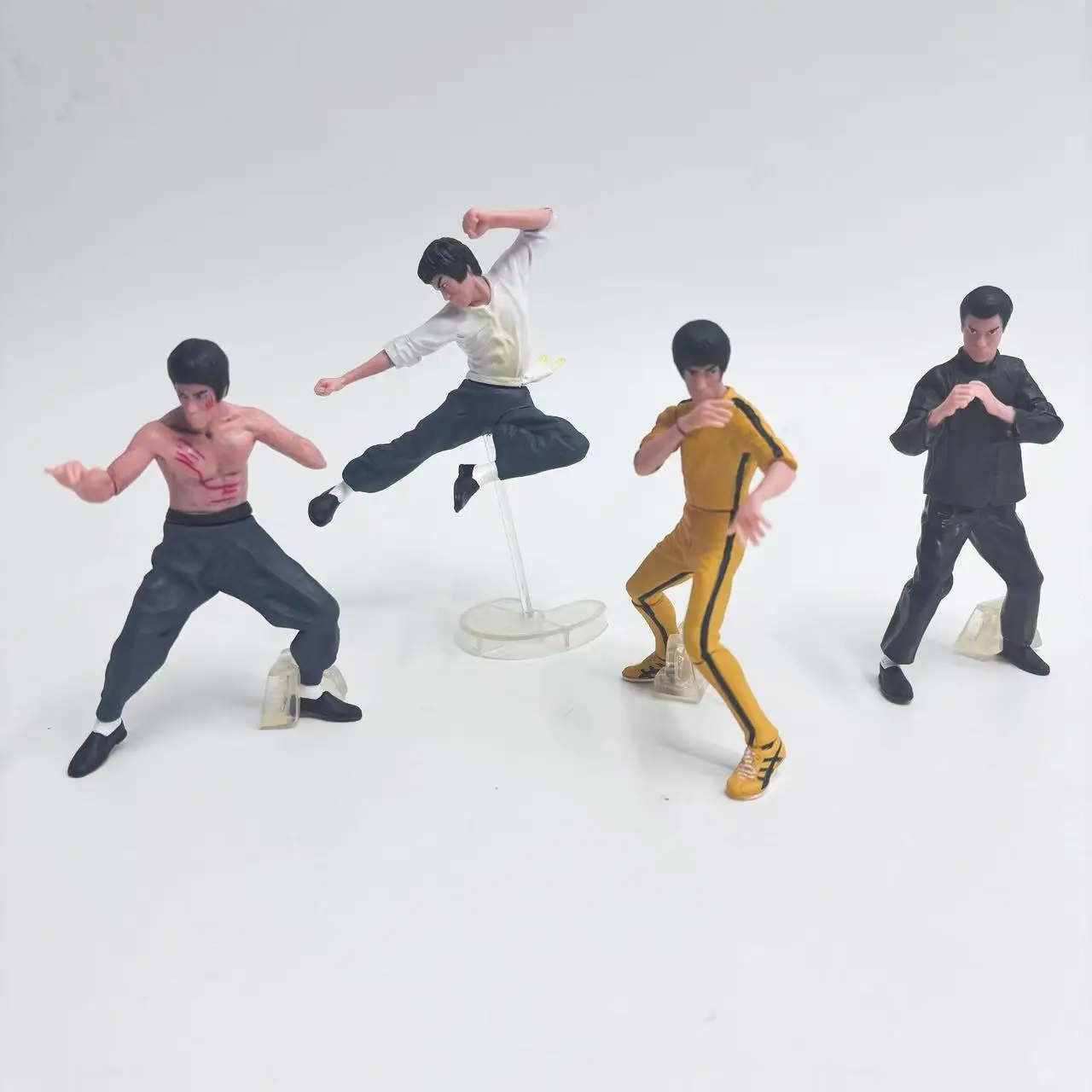 4 sztuk/zestaw 10cm chińskie kung Fu pcv kolekcja figurek zabawki modele