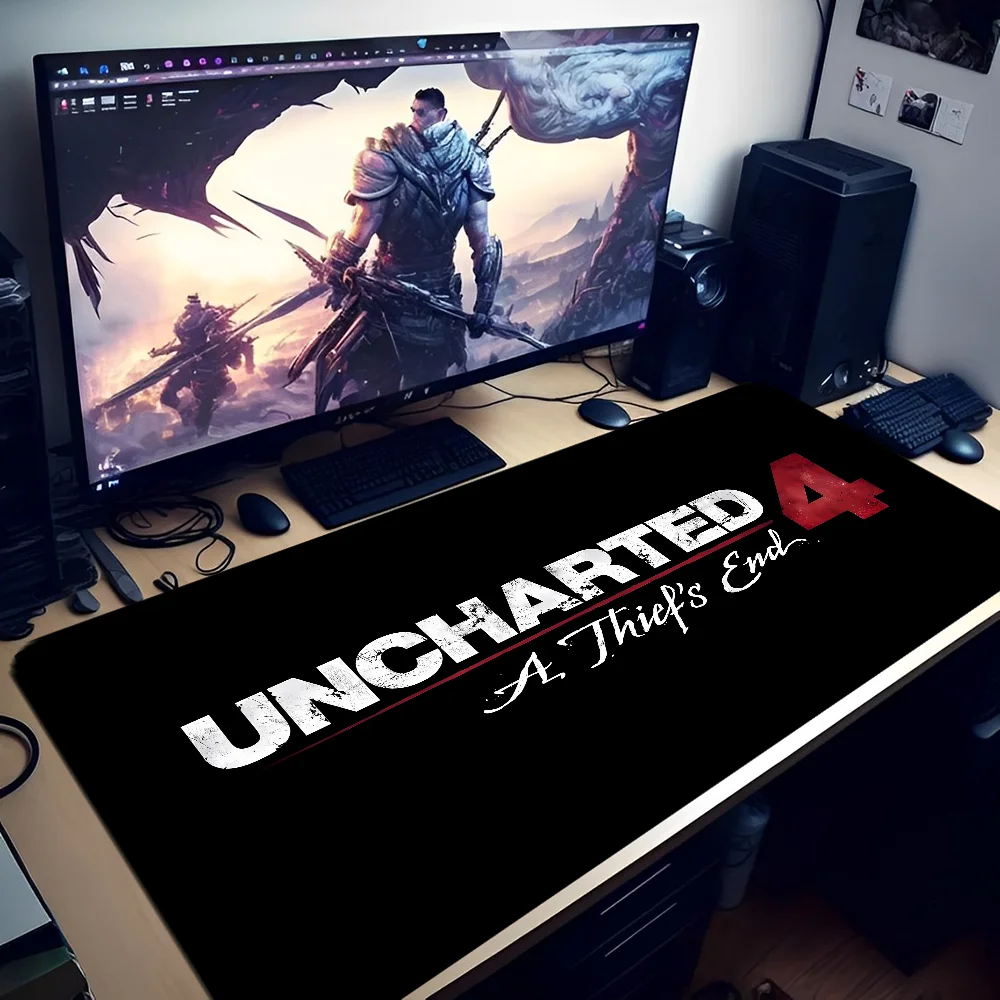 Uncharted 4 The Lost Legacy Game Mousepad In Stocked Laptop Gaming Mice Mousepad Size for large Edge Locking Game Keyboard Pad