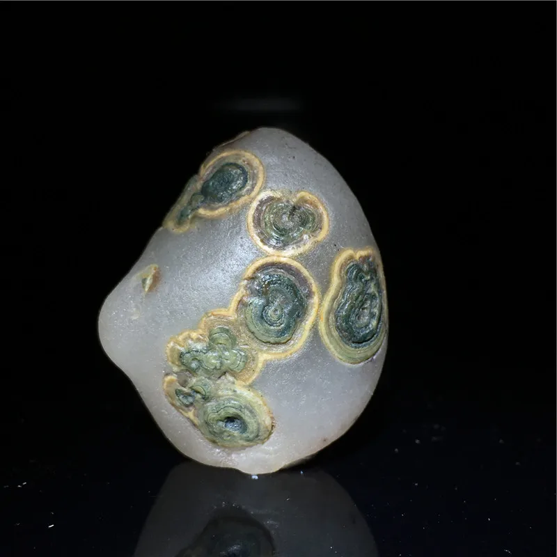 Hermosa piedra energética Natural Alashan Gobi ágata ojo piedra ágata y piedra rugosa Boutique Mongolia colores y formas originales