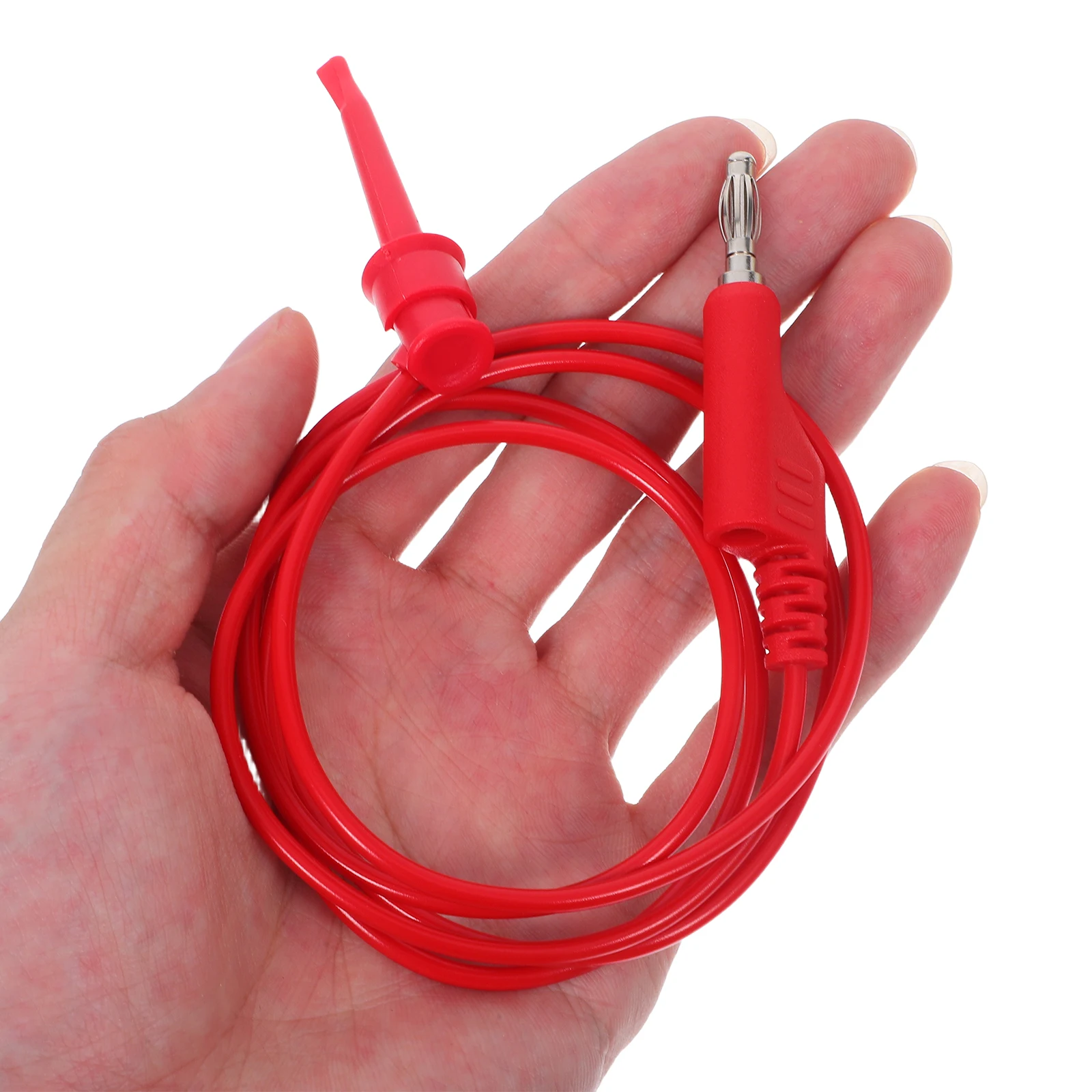 

5pcs Leads Banana Plug Test Cables Electrical Test Wire Enhanced Mechanical Strength Quick Connection for Laboratory
