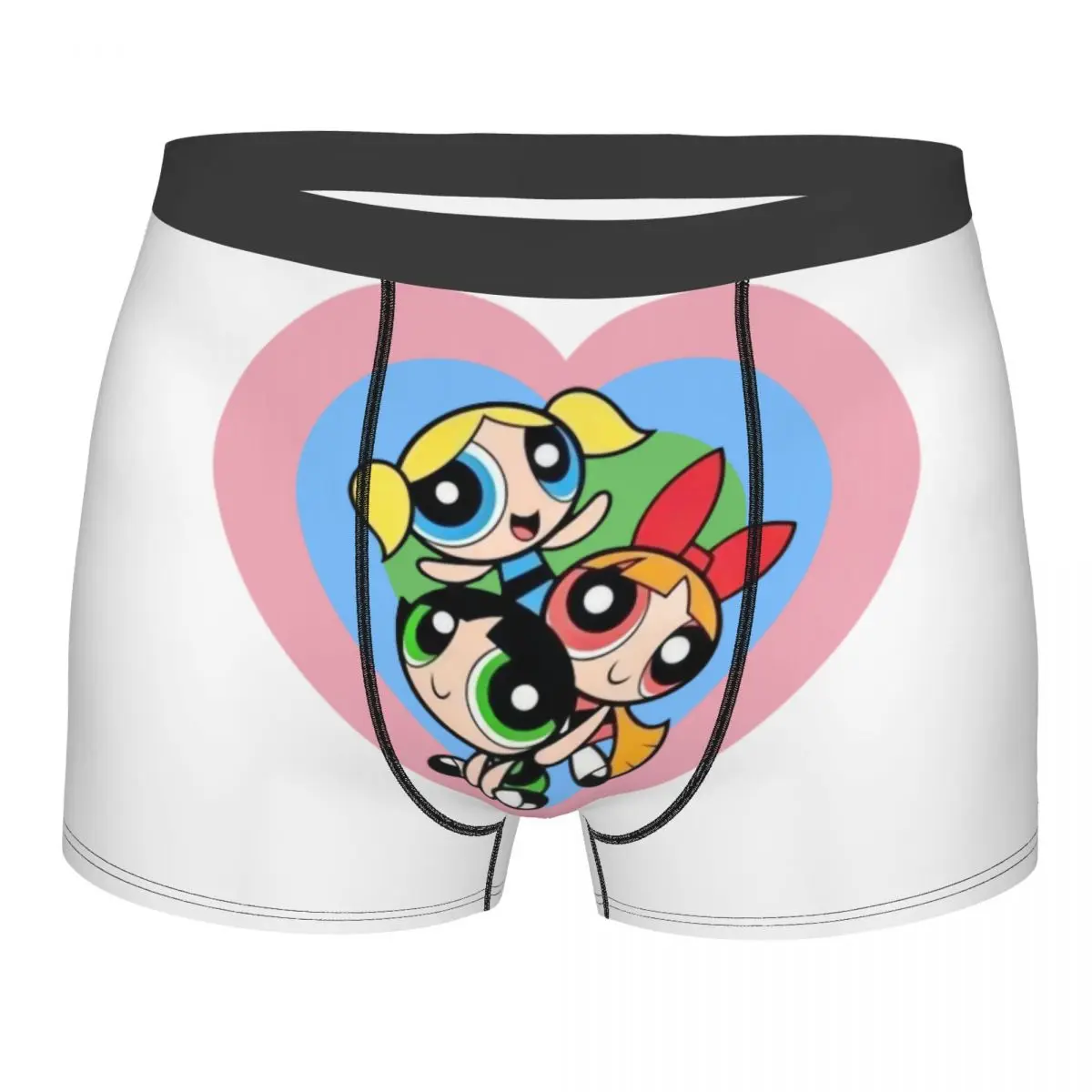 

Custom Cartoon Animation Powerpuff Girls Underwear Men Stretch Boxer Briefs