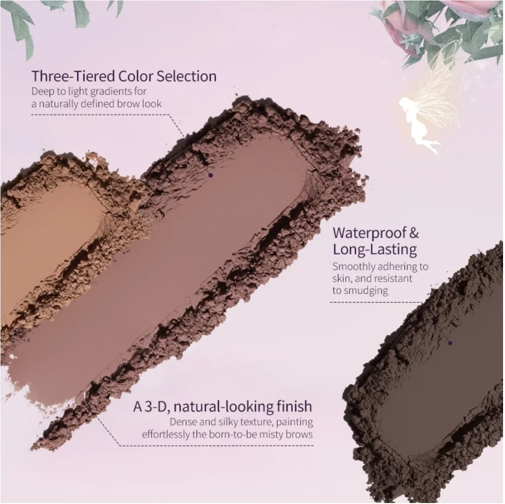 フラワーノウズ ミッドサマーフェアリーテイルズコレクション アイブロウパレット 4g ロングラスティング ナチュラルメイクアップ コスメ