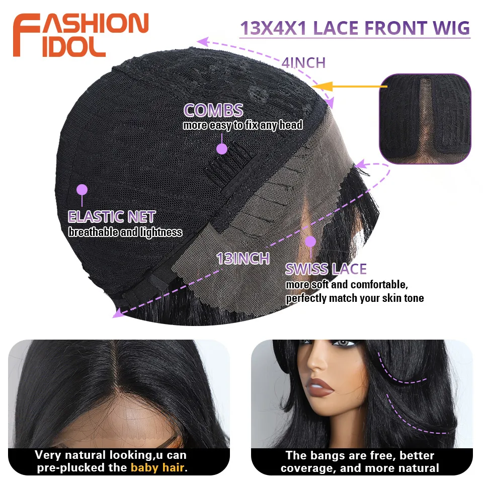 موضة المعبود 26 بوصة الجزء الأوسط الدانتيل الباروكات تأثيري الجسم موجة الباروكات الاصطناعية ألياف مقاومة للحرارة للشعر المستعار اليومي الطويل للنساء