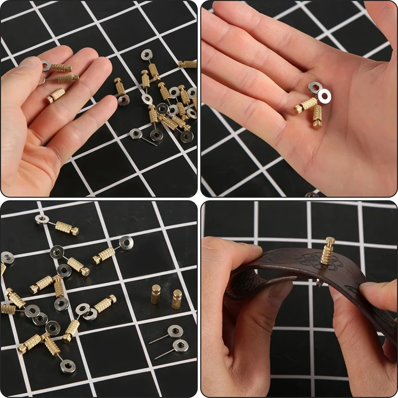 14Pcs Leather Positioning Needles, Leather Suture Positioning Needle Leather Locking Pins Leathercraft Located Needles image 3