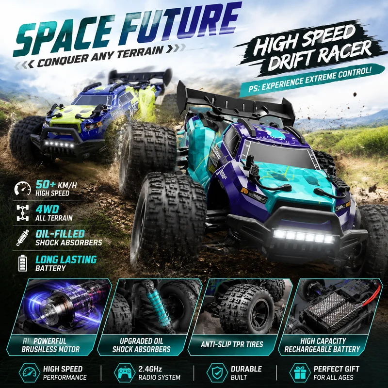Camion tout-terrain RC 4x4 san - Rc Hobby Grade Monster Truck avis et prix