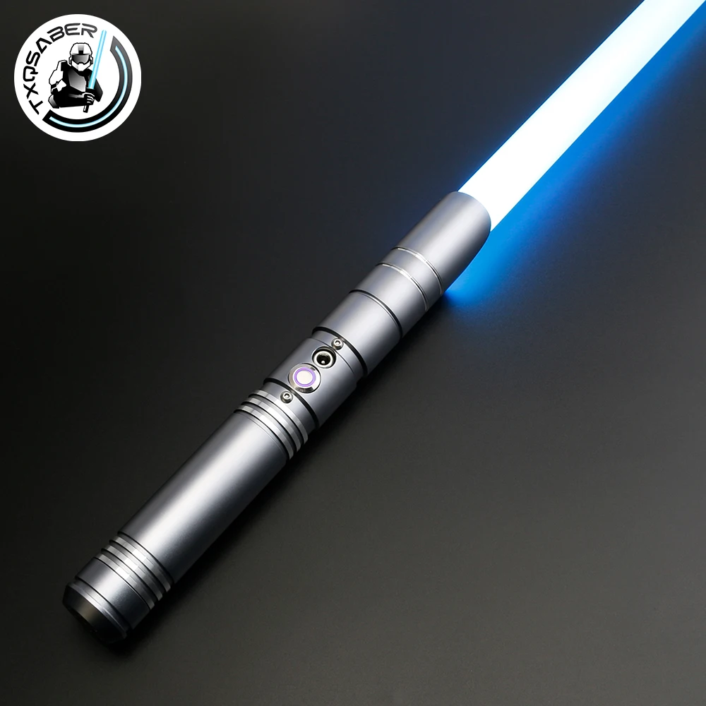 TXQSABER Lightsaber RGB Neo Pixel Smooth Swing Heavy Dueling Metal Hilt Blaster Ghost Yoda Jedi Cosplay Toys Laser Sword