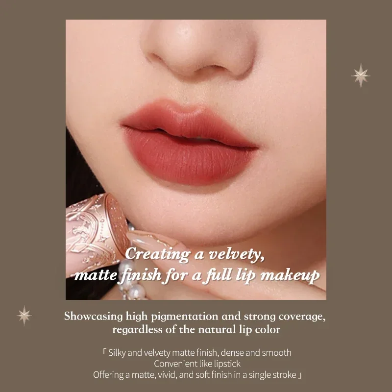 Flower Knows Little Angel Collection Rossetto opaco Etichetta privata Rossetto Logo personalizzato Lucidalabbra coreano in velluto a lunga durata