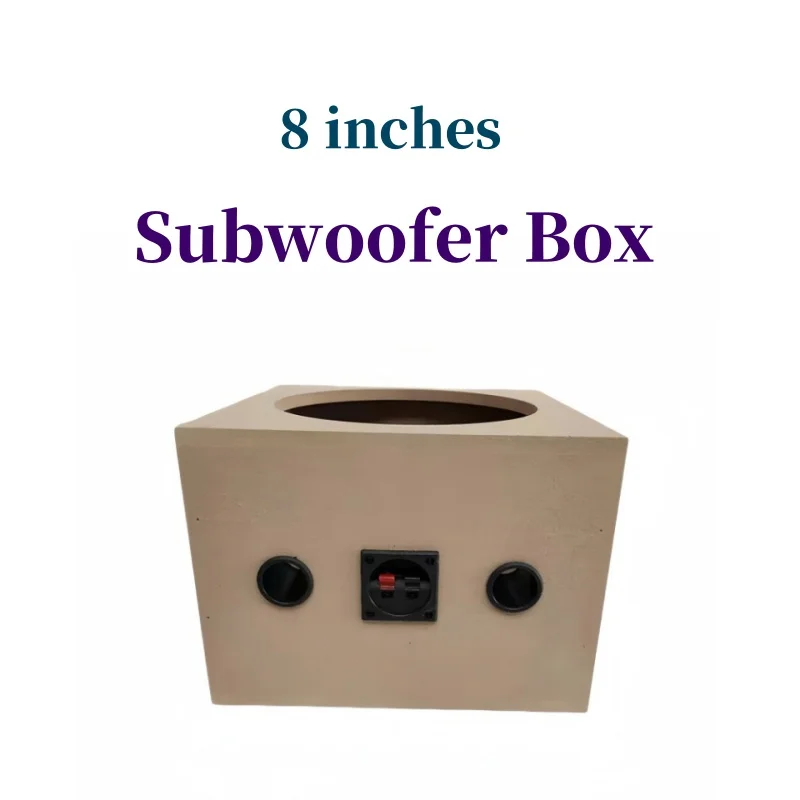 

8-inch Subwoofer Empty Box,DIY Car/Home Woofer Box,1Piece Bass Speaker Housing, Wooden Speaker Box,Bass Sound Box Diameter 185mm