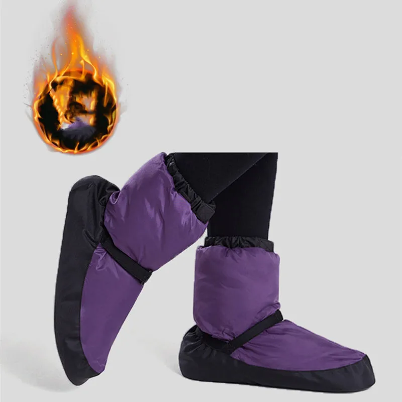 Ushine Balletschoenen Dance Boots Warm Balletschoenen Dansschoen Winterlaarzen Warm Up Training Schoenen