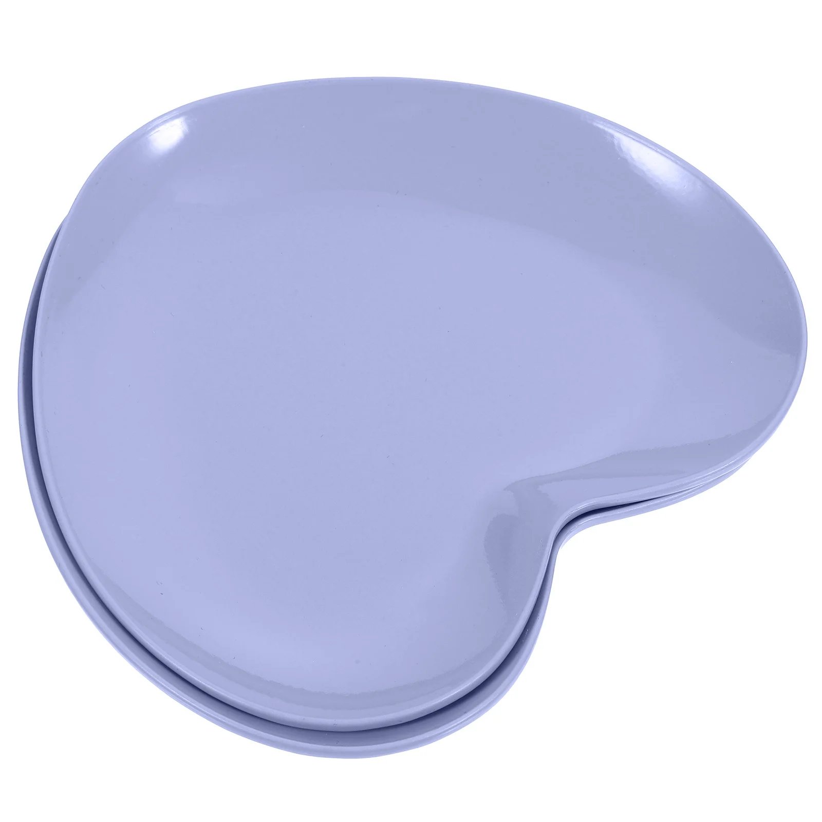 

2pcs Heart Shaped Jewelry Trays Stainless Steel Desktop Storage For Rings Keys Earrings Jewelry Display Tray Trinket Dish