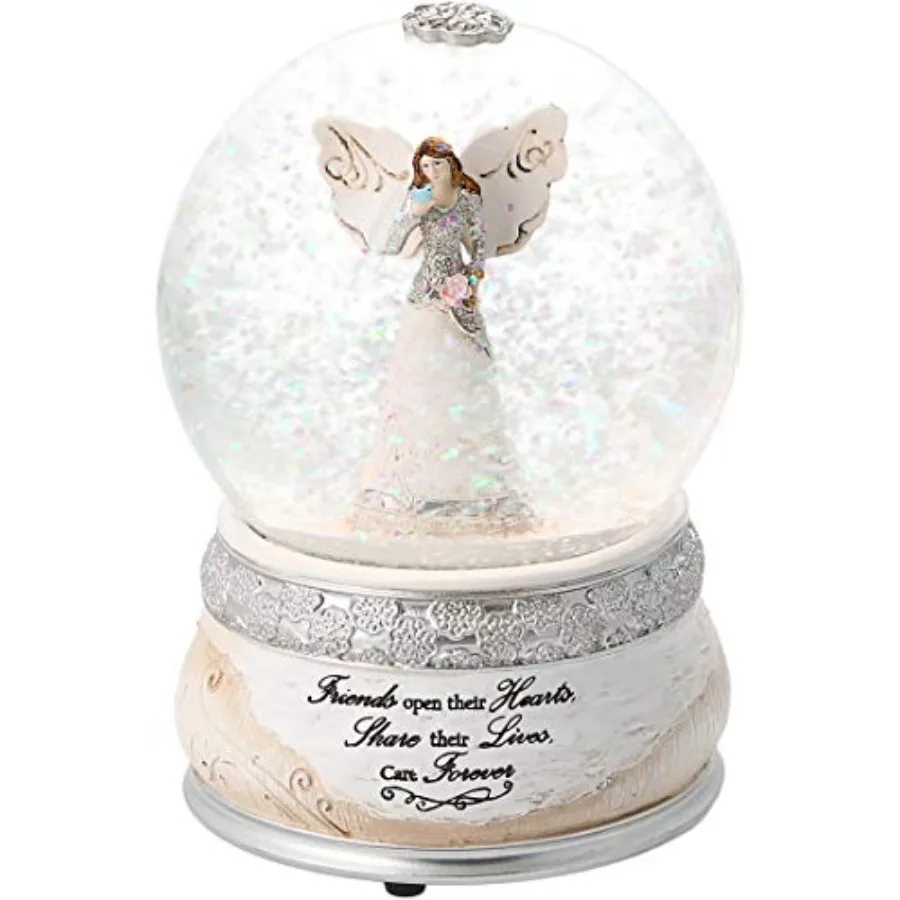 

Музыкальный водный шар 82304 Elements Friends Angel, 6 дюймов/100 мм, с надписью: «Друзья открывают свои сердца, делают друг другу душевную поддержку, заботятся навсегда».
