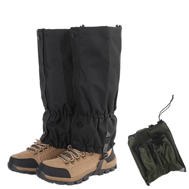 

Climbing Ski Leg Gaiters Waterproof Sand Prevention With A Storage Bag Breathable For Hiking Fishing Shoe Cover