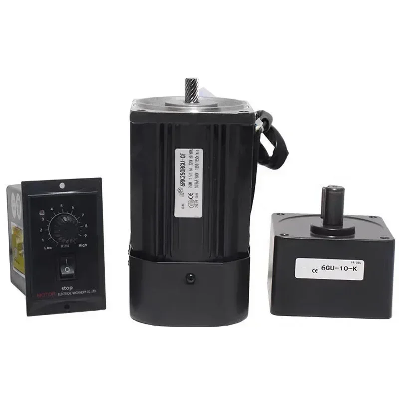 

Excellent 220W 220V Gear Reducer + Deceleration Reducer Speed Control Adjustment Motor Reversible