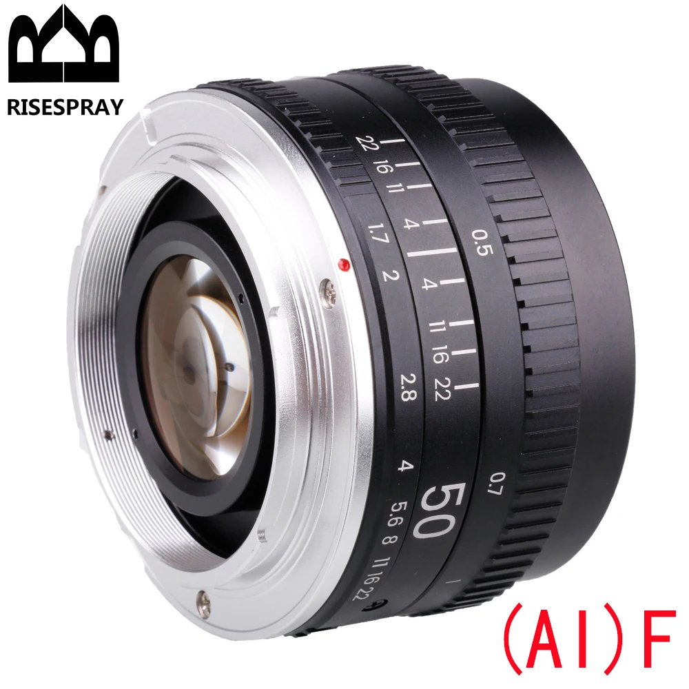 Neues 50mm F1.7 Große Blendenöffnung Standard-Objektiv Vollformat Porträt Manuelles Fokus-Objektiv für Canon EOS EF M42 Nikon F PK SLR-Kamera – Detail 10