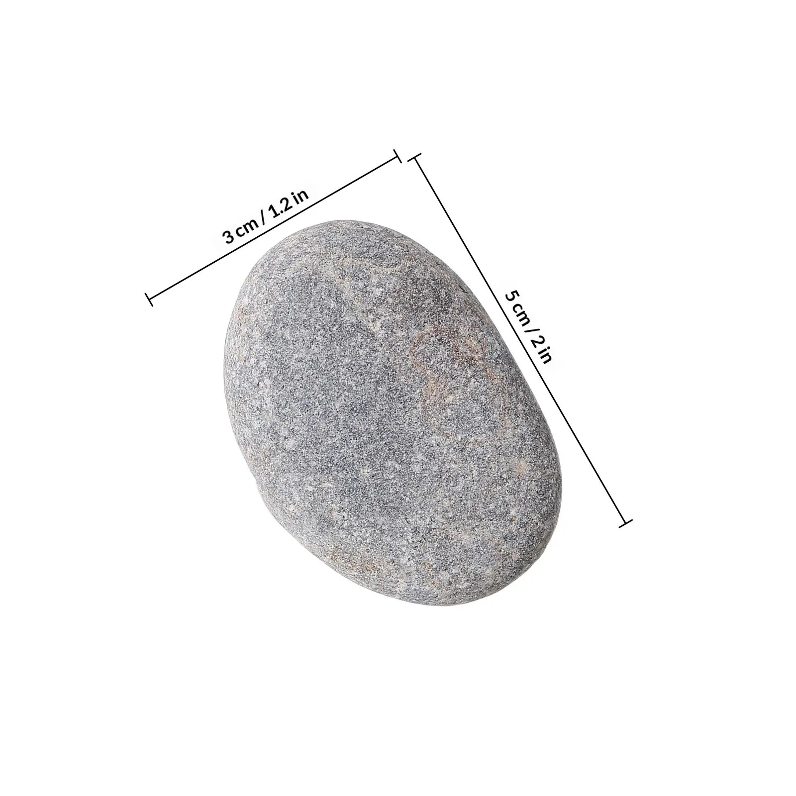 20Pcs Polished Round-Edged Painting Rocks Natural Flat Smooth Stones for DIY Graffiti Art Craft Making Kindness Stones Creative