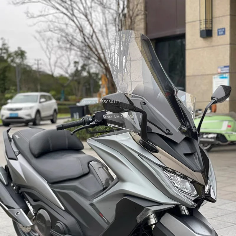 Motorcycle windshield modification windshield front gear raised and widened windshield accessories For KYMCO AK550 AK 550 AK-550 view 3