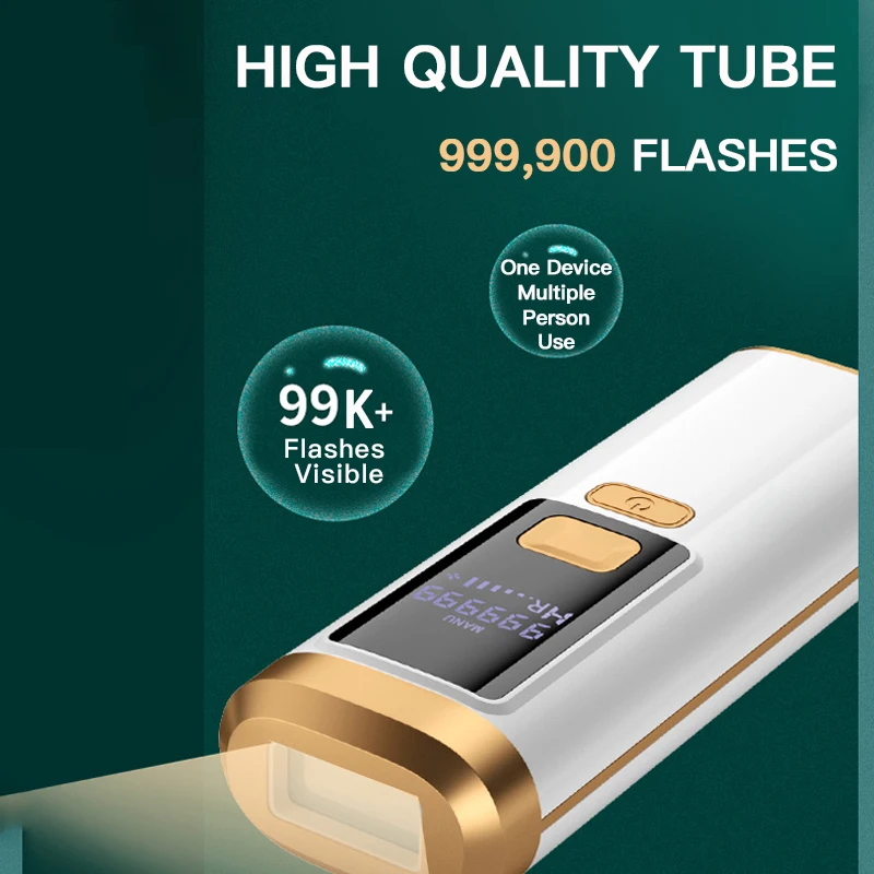 Portable Laser Epilator 999900 Flashes Permanent IPL Hair Removal 3 Light-out Window Painless Hair Remove Home Used IPL Epilator view 2