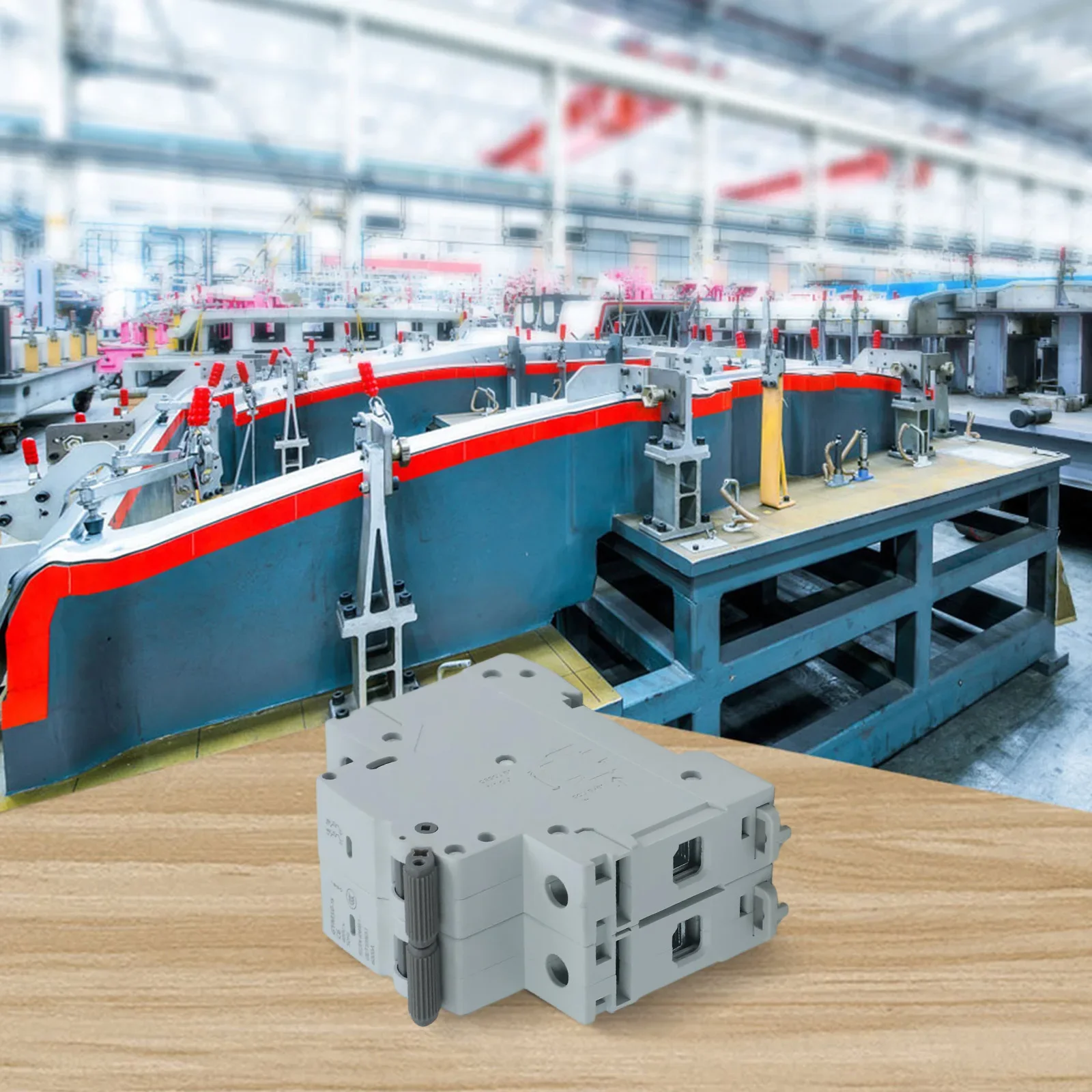 AC MCB 2Pole for 50Hz Systems Rated Current 6A 63A Short Circuit Protection with Indicator Function in a Compact Design
