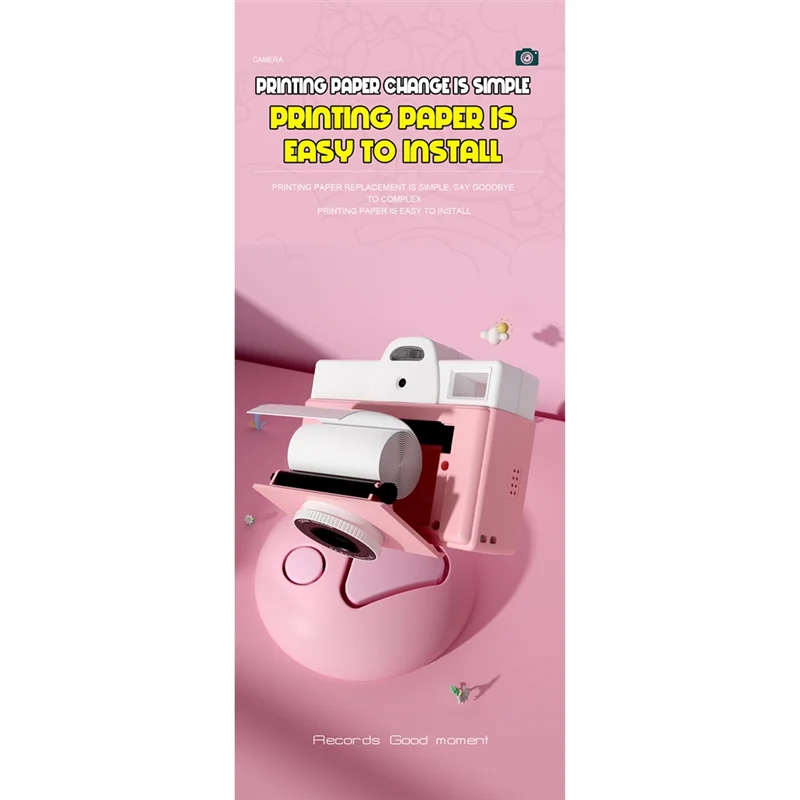 L65A-Children Camera Instant Print Kids Digital Thermal Print Camera Instant Photo Printing Camera Gifts Boy And Girl