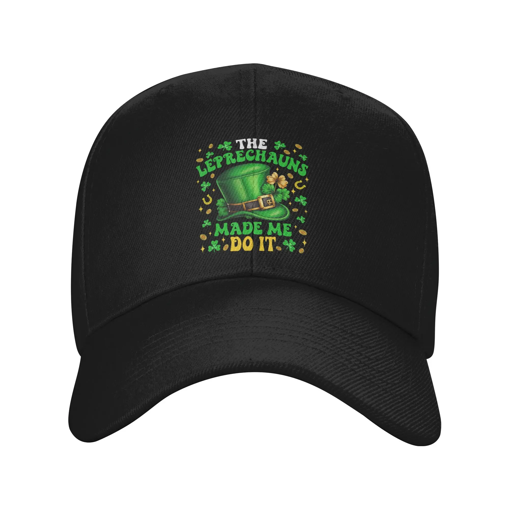 Summer Casual Baseball Cap Shamrock Leprechauns Made Me Do It St Patricks Day Outdoor Sport Hip Hop Hats For Men Baseball Caps