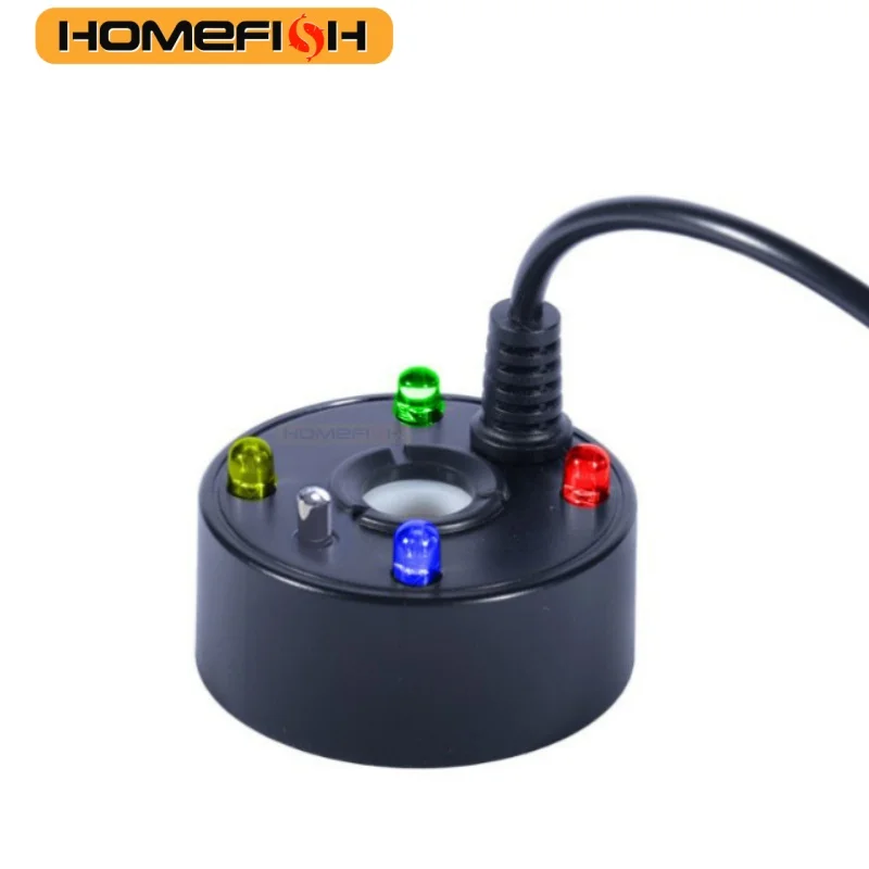 

5 В USB туманообразователь Fogger распылитель фонтан для воды аквариум пруд распылитель головка с 4 светодиодными красочными огнями